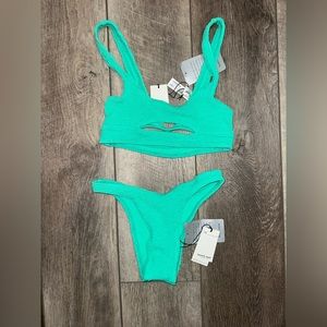 NWT BOND EYE BIKINI-COLOR JADE